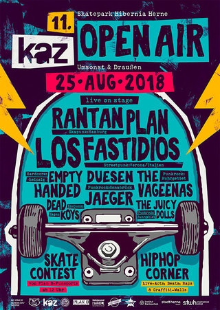 KAZ Open Air, Plakat/Flyer, 2018